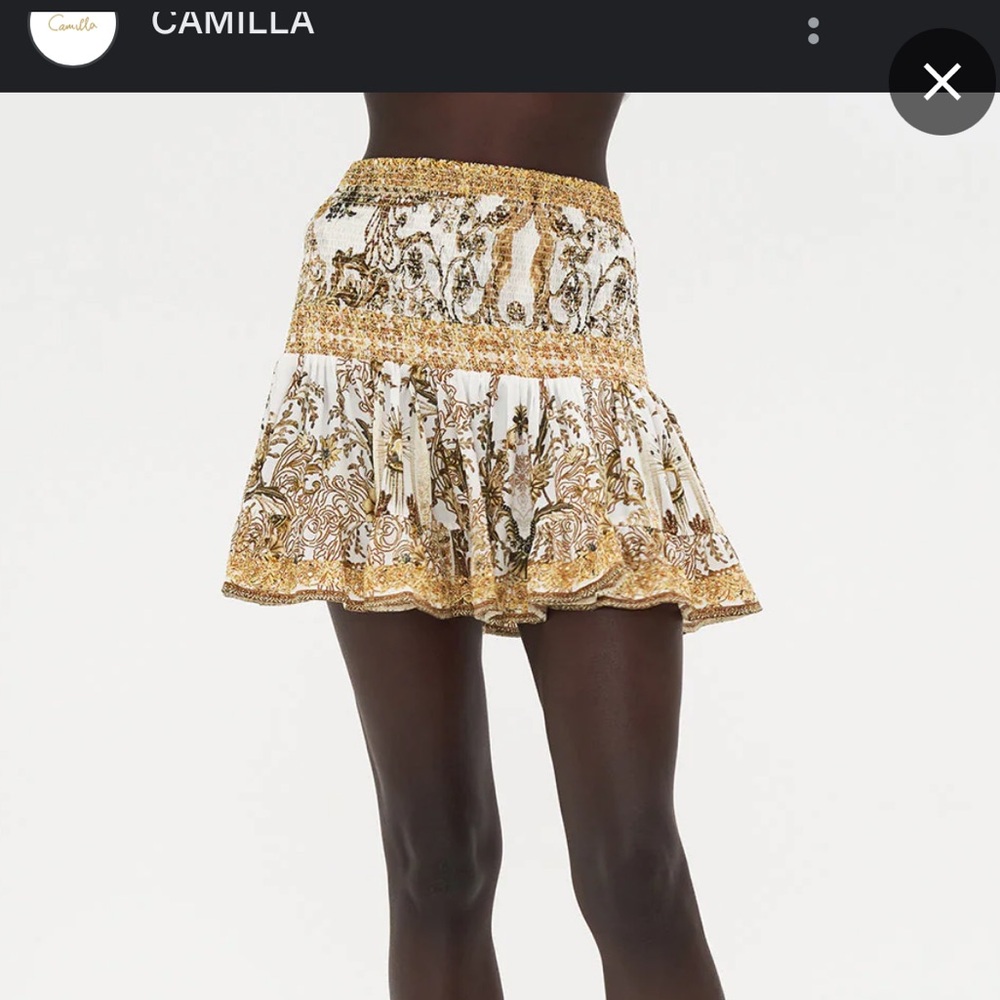 Short shirred skirt - Road to Richesse Camilla brand !! ⭐️💫